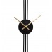 Ring & Stripes Metal Wall Clock